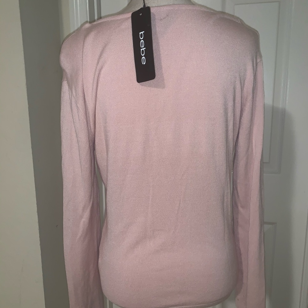 🌸NWT Bebe light pink sweater - Picture 6 of 7